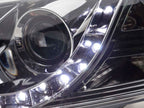 Audi A3 (8P / 8PA) Chrome LED Headlights with Daytime Running Lights (2003 - 2007)