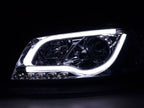 Audi A3 (8P 8PA) Chrome LED Headlights with Daytime Running Lights (2003-2008)