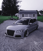 Audi A3 (8p) Hatchback Smoked/Clear LED Tail Lights (2004-2008)
