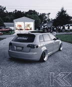Audi A3 (8p) Hatchback Smoked/Clear LED Tail Lights (2004-2008)