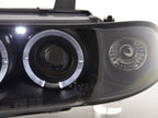 Audi A4 (B5 8D) Black Angel Eye Headlight Set (1995-1999)