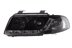 Audi A4 (B5 8D) Black LED Headlights with Daytime Running Lights (1995-1999)