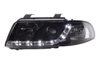Audi A4 (B5 8D) Black LED Headlights with Daytime Running Lights (1995-1999)