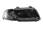 Audi A4 (B5 8D) Black LED Headlights with Daytime Running Lights (1999-2001)