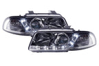 Audi A4 (B5 8D) Chrome LED Headlights with Daytime Running Lights (1995-1999)