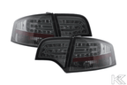 Audi A4 (B7/8E) Sedan Chrome Smoke LED Taillights Set (2004-2007)