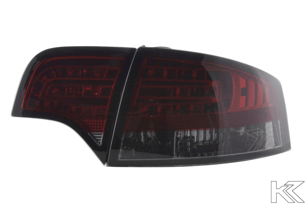 Audi A4 (B7/8E) Sedan Red Smoke LED Taillights Set (2004-2007)