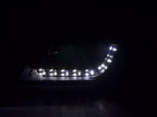 Audi A6 (C5 4B) Black LED Headlights with Daytime Running Lights (1997-2001)