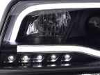 Audi A6 (C5 4B) Black LED Headlights with Daytime Running Lights (2001-2004)