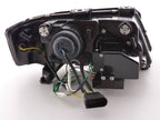 Audi A6 (C5 4B) Black LED Headlights with Daytime Running Lights (2001-2004)