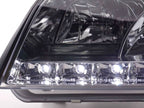 Audi A6 (C5 4B) Chrome LED Headlights with Daytime Running Lights (2001-2004)