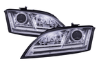 Audi TT 8J Chrome Daylight LED Parking Light Headlights (2006-2011)