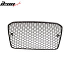 2013-2016 Audi A4 RS4 Black Front Sport Mesh Honeycomb Hood Grille