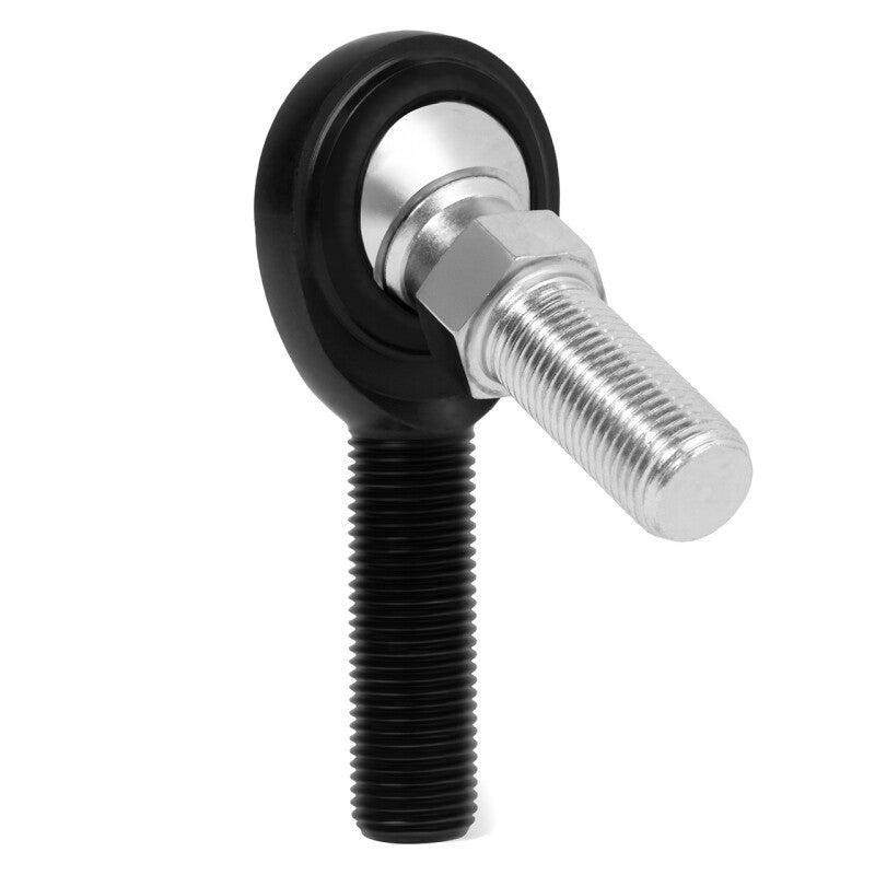 QA1 PC Series 2-Pc Rod End - Male/Left Hand - .75in Bore x 3/4-16 w/Stud - Alloy Steel w/PTFE