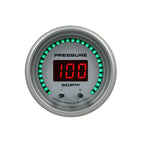 Autometer 52.4mm Silver Switchable 0-1600 PSI/0-110 BAR Fluid Pressure UltraLite Elite Digital Gauge