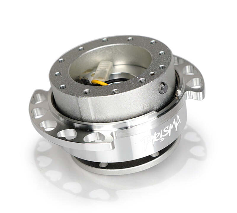 NRG Quick Release Kit - Silver Body/ Shinny Chrome Heart Cutout Ring