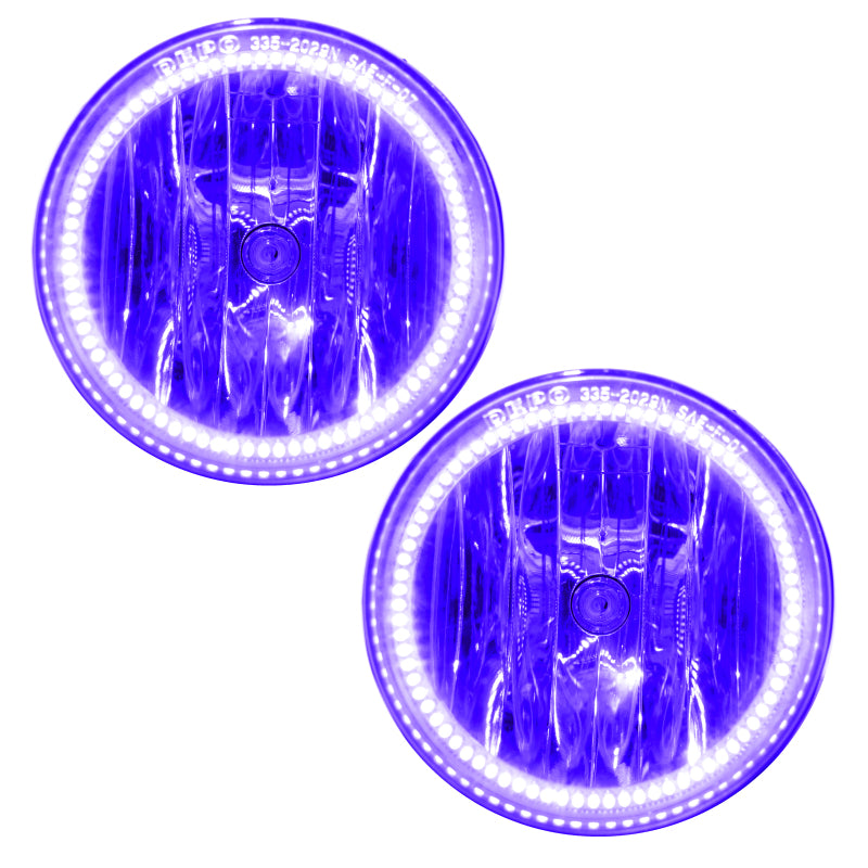 Oracle 07-10 GMC Denali LED Fog Light Halo Kit - UV/Purple