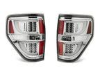 Raxiom 09-14 Ford F-150 Styleside G2 LED Tail Lights- Chrome Housing- Clear Lens