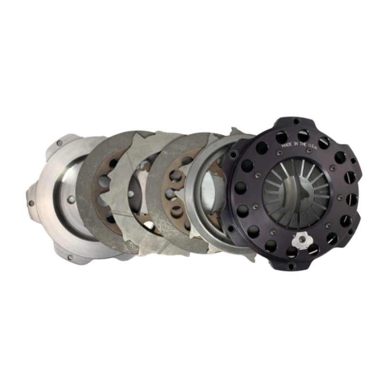 McLeod Mini Mag 7.25 Twin Disc 97-13 GM LS-X 6 Bolt Crank w/Aluminum Flywheel(168T 1-1/8 x 26)