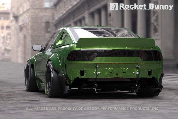 GReddy 89-93 Nissan 240SX Rocket Bunny RPS13 V2 6666 GT Wing