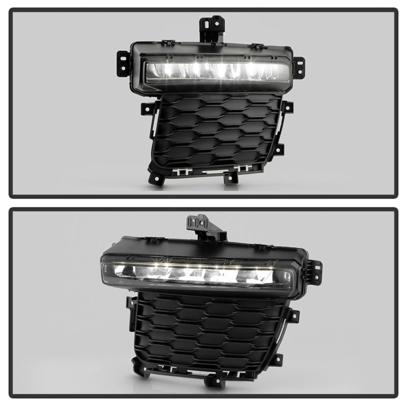 Spyder 22-24 Jeep Grand Cherokee (3-Row) OEM LED Fog Lights w/Switch - Clear (FL-JGC22-3R-LED-C)