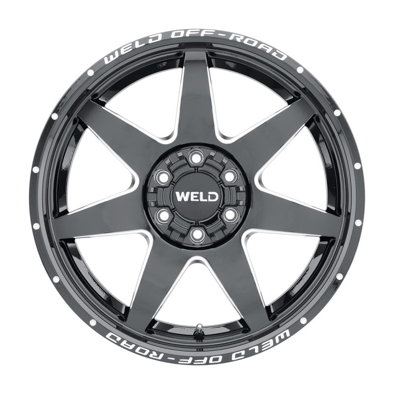 Weld Off-Road W109 20X9.0 Retaliate 6X135 6X139.7 ET10 BS5.50 Gloss Black MIL 106.1