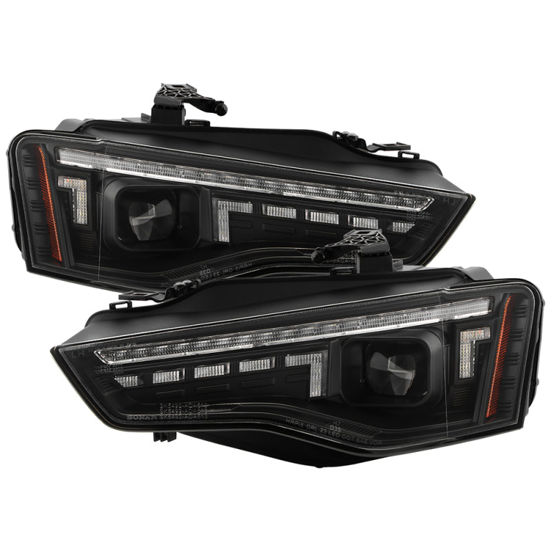 Spyder 13-17 Audi A5 HID Model Only High-Power Headlight - Black (PRO-YD-AA513HIDAP-SEQGR-BK)