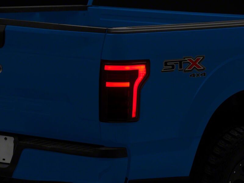 Raxiom 15-20 Ford F-150 RBX LED Tail Lights- Black Housing- Smoked Lens