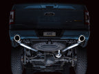 AWE Tuning 2021+ Ford F150 Tremor w/ Bumper Cutouts 0FG Resonated Cat-Back w/ Chrome Silver Tips