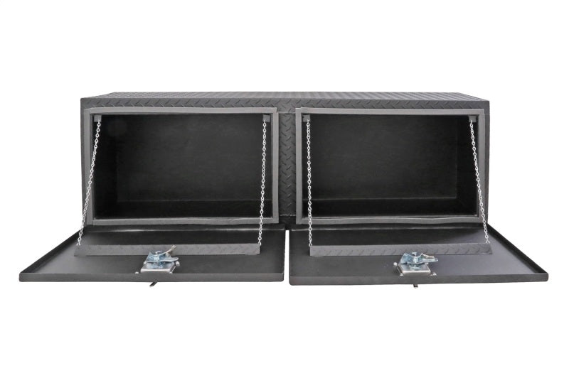 Deezee Universal Tool Box - Specialty 60In Topsider Black BT Alum (Txt Blk)