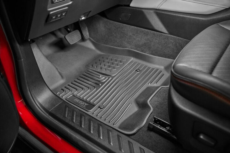 Husky Liners 2017 Chrysler Pacifica (Stow and Go) WeatherBeater 2nd Row Black Floor Liners