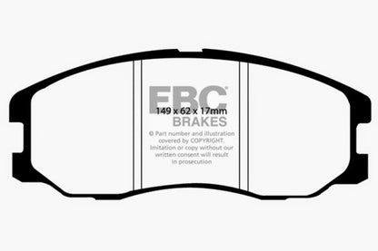 EBC 07-09 Chevrolet Equinox 3.4 Ultimax2 Front Brake Pads