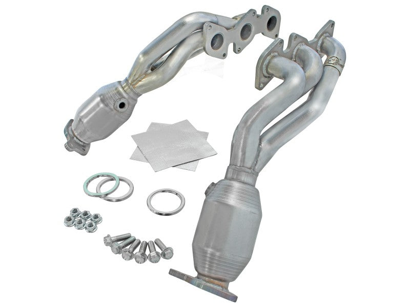 aFe 05-11 Toyota Tacoma V6-4.0L Twisted Steel 409 Stainless Steel Long Tube Header w/ Cat