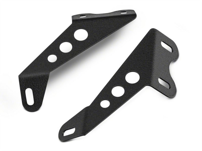 Raxiom 07-18 Jeep Wrangler JK 24-In Light Bar Hood Mounting Brackets