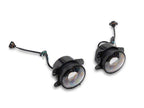 Raxiom 07-18 Jeep Wrangler JK V2 LED Switchback Fog Lights with Amber Turn Signal and Halo Rings