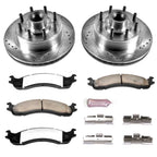 Power Stop 99-07 Ford E-350 Super Duty Front Z36 Truck & Tow Brake Kit