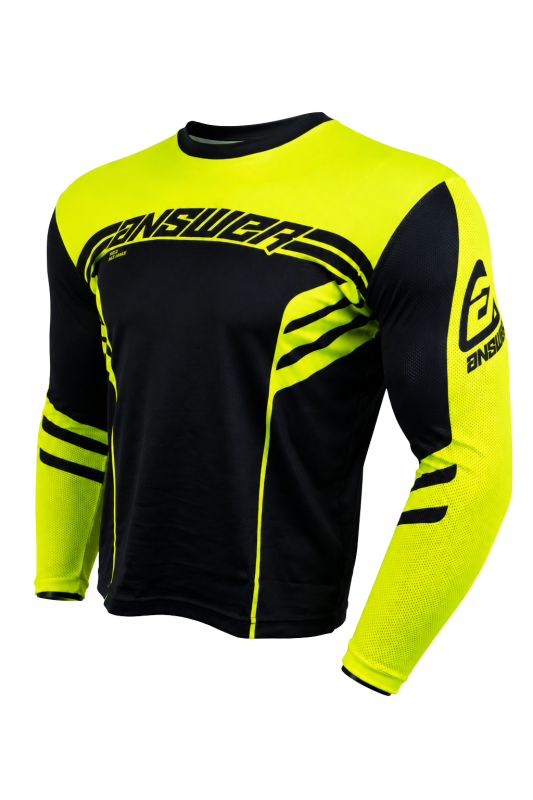 Answer 25 Arkon Nitrus Jersey Black/Hyper Acid Youth - Small