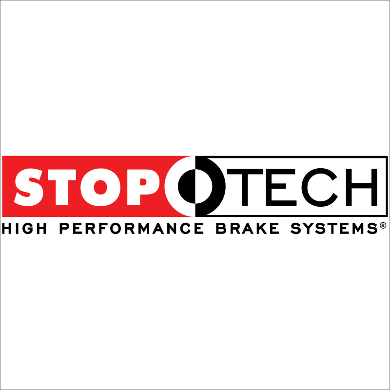 StopTech 07-09 Audi RS4 Front Right Drilled Bare Iron 365x34mm Aero-Rotor Kit