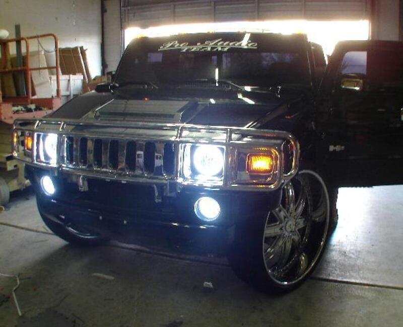 Oracle 03-10 Hummer H2 LED Fog Light Halo Kit - Red