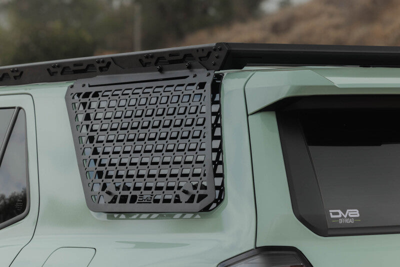 DV8 25-26 Toyota 4Runner Exterior Window Molle for DV8 Roof Rack - Driver