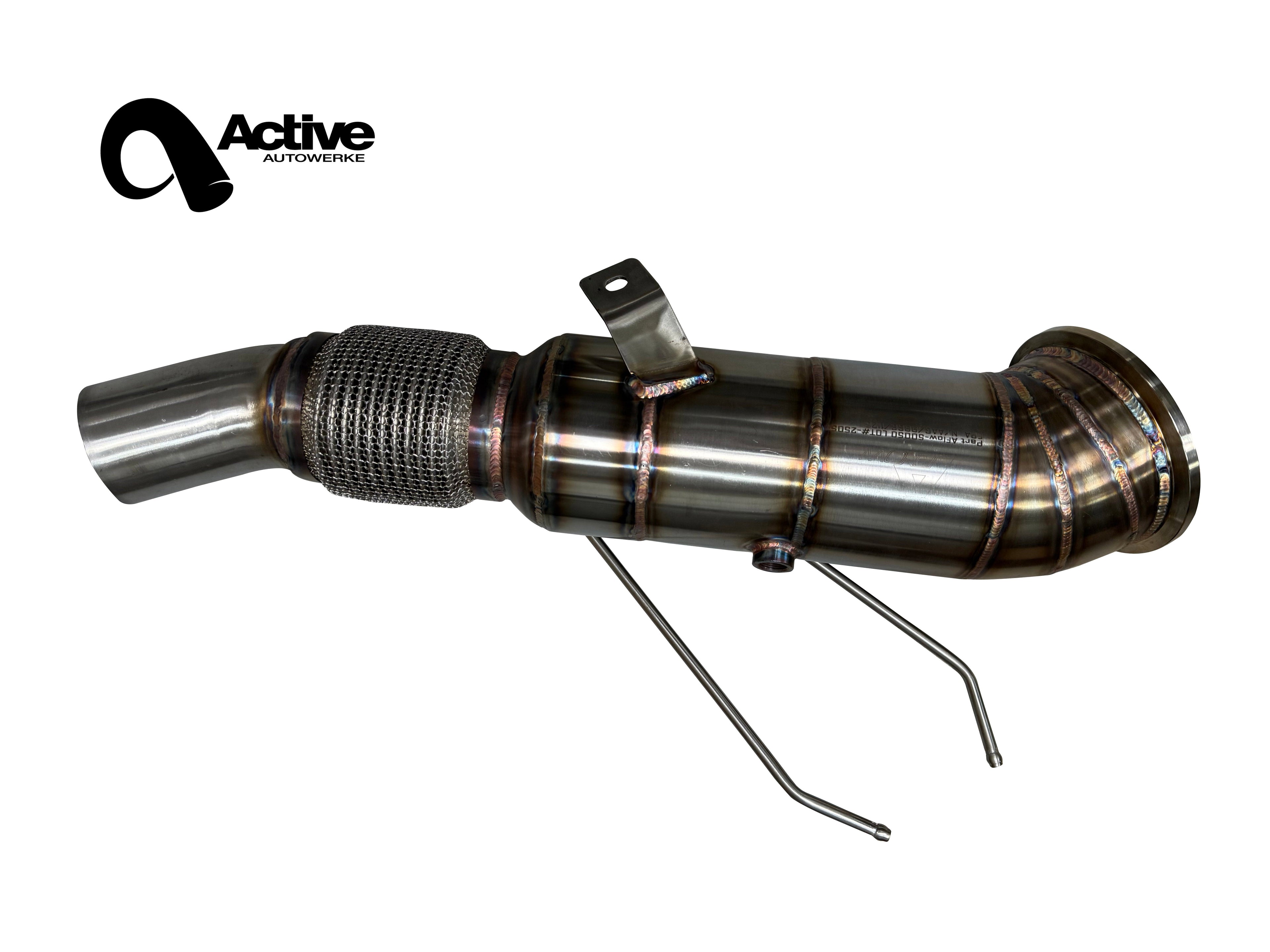 Active Autowerke BMW B58N M340i M440i AFlow Catted Downpipe (2025 and newer)