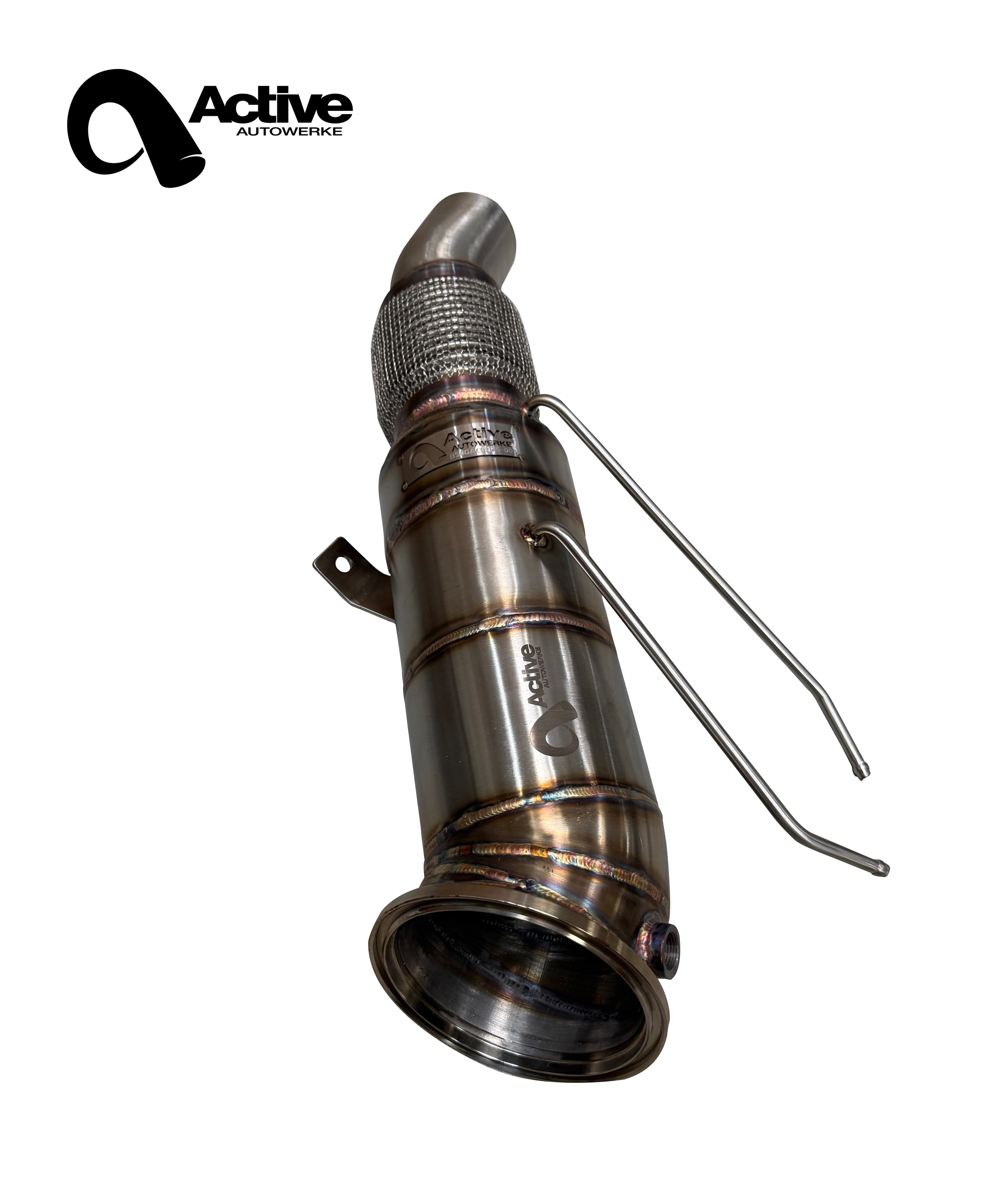 Active Autowerke BMW B58N M340i M440i AFlow Catted Downpipe (2025 and newer)