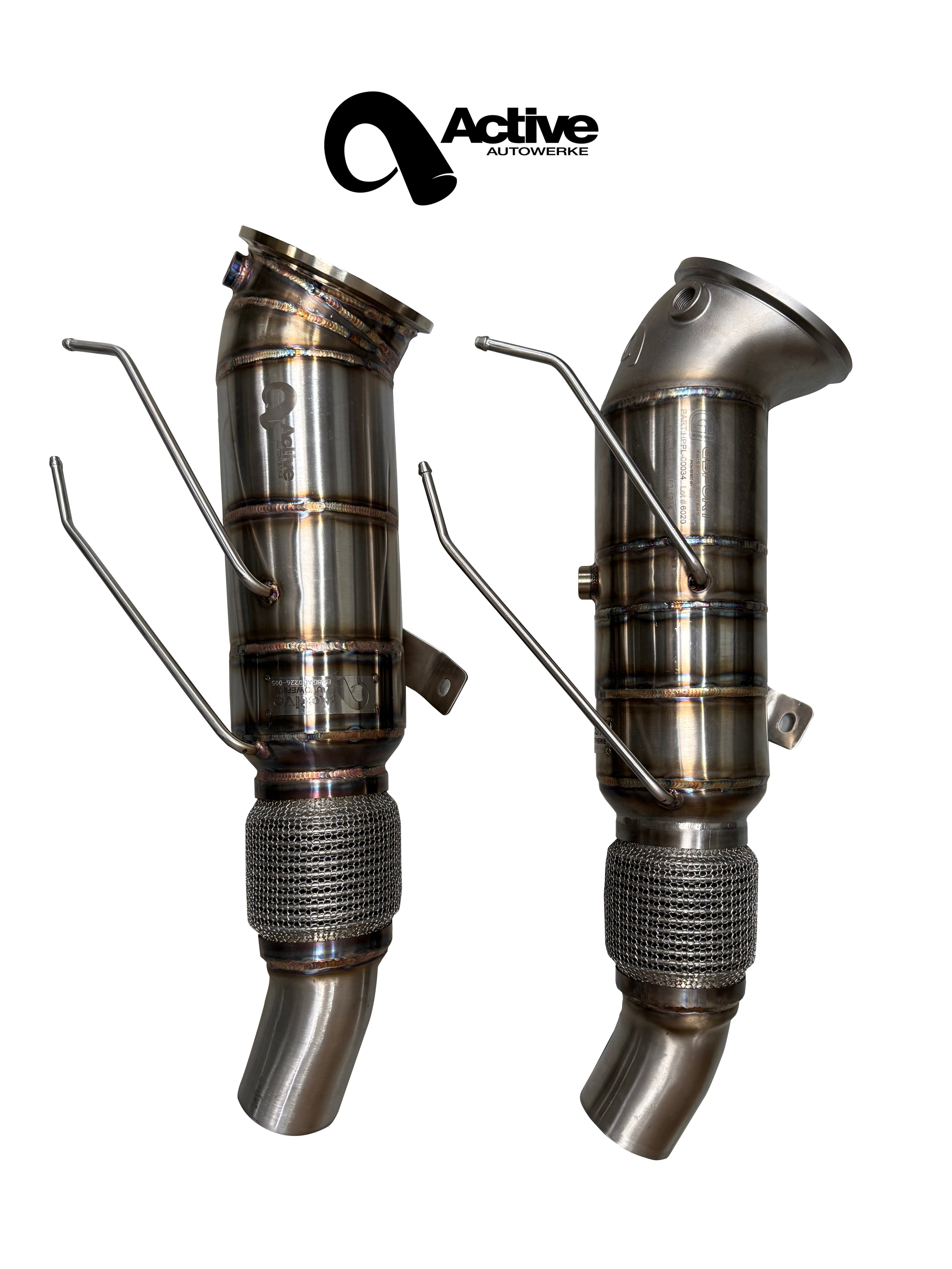 Active Autowerke BMW B58N M340i M440i AFlow Catted Downpipe (2025 and newer)