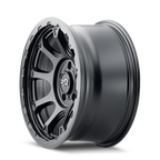 Dirty Life 9307 Drifter 17x8.5/5x127 BP/-6mm Offset/78.1mm Hub Matte Black Wheel - Beadlock