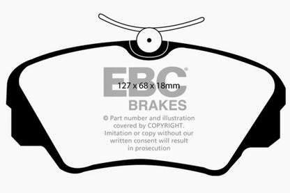 EBC 97-01 Cadillac Catera 3.0 Ultimax2 Front Brake Pads