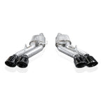 Stainless Works 22-25 Cadillac CT5-V Blackwing Axle Back Exhaust - Black Chrome Tips