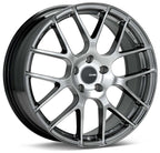 Enkei Raijin 19x8 42mm Inset 5x120 Bolt Pattern 72.6 Hub Bore Hyper Silver Wheel