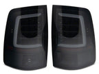 Raxiom 09-18 Dodge RAM 1500 Axial Series LED Tail Lights- Black Housing- Smoked Lens