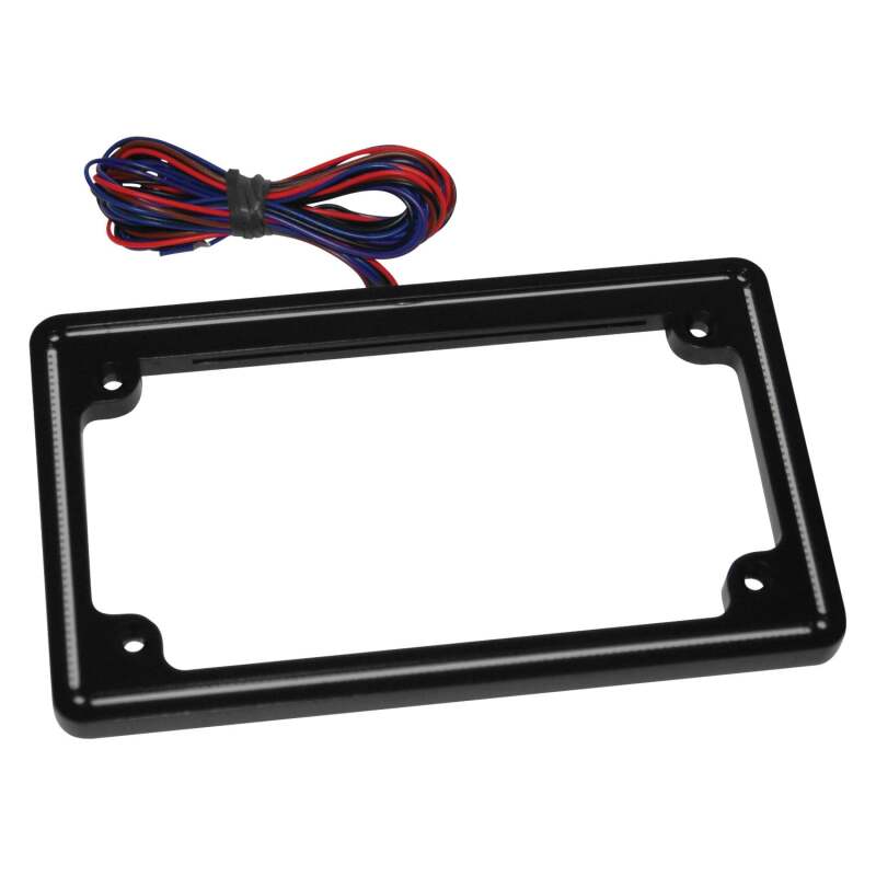 Letric Lighting 04-13 Sportster Perfect Plate Light License Plate Frame Matte Black