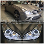 Oracle 04-10 Mercedes Benz CLS LED Headlight Halo Kit - Green